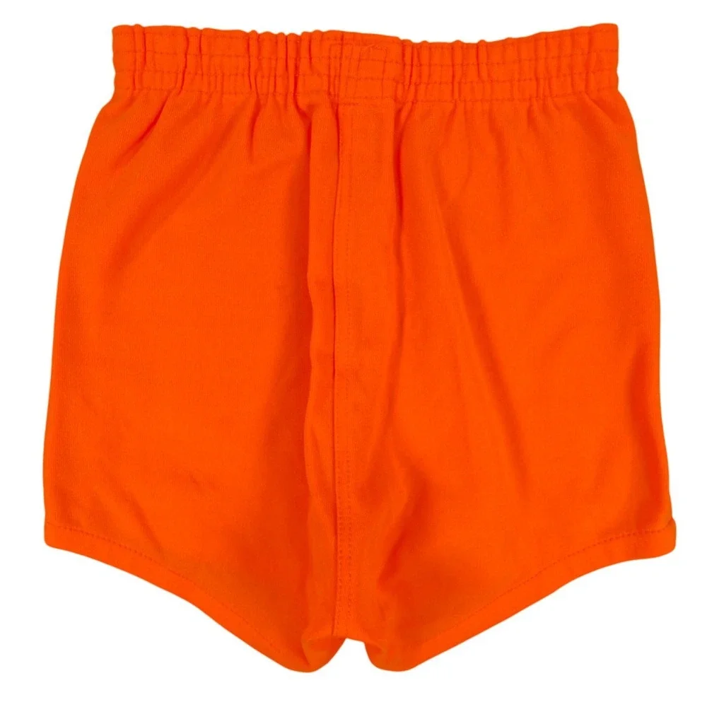 Yale Vintage 70s Athletic Shorts Mens XS Orange Nylon Deadstock New